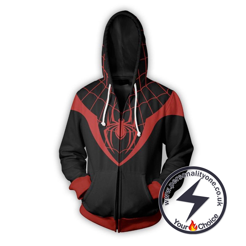 Spiderman Hoodie - Ultimate Spider-Man Miles Morales Jacket